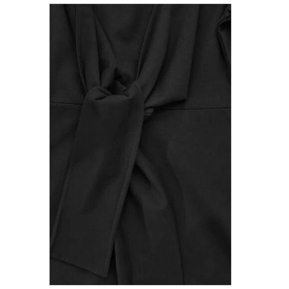 COS Tie Back Long Sleeve Midi Dress Size Small - Picture 7 of 12